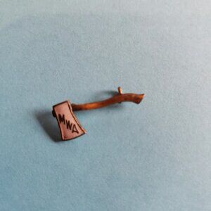 VINTAGE MWA hatchet pin. Estate Piece